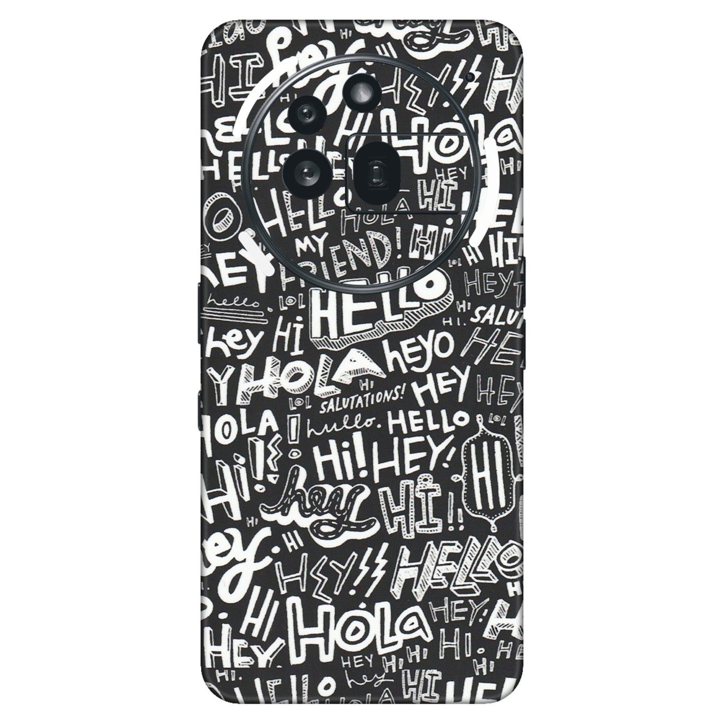 Nothing Phone Skins (All Models) - Hi Hello Doodles - Matte Finish (M-25) Nothing Phone 3A Pro