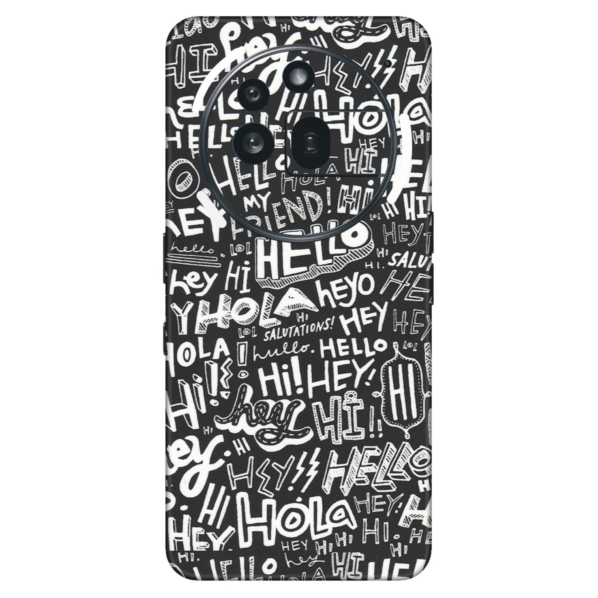 Nothing Phone Skins (All Models) - Hi Hello Doodles - Matte Finish (M-25) Nothing Phone 3A Pro