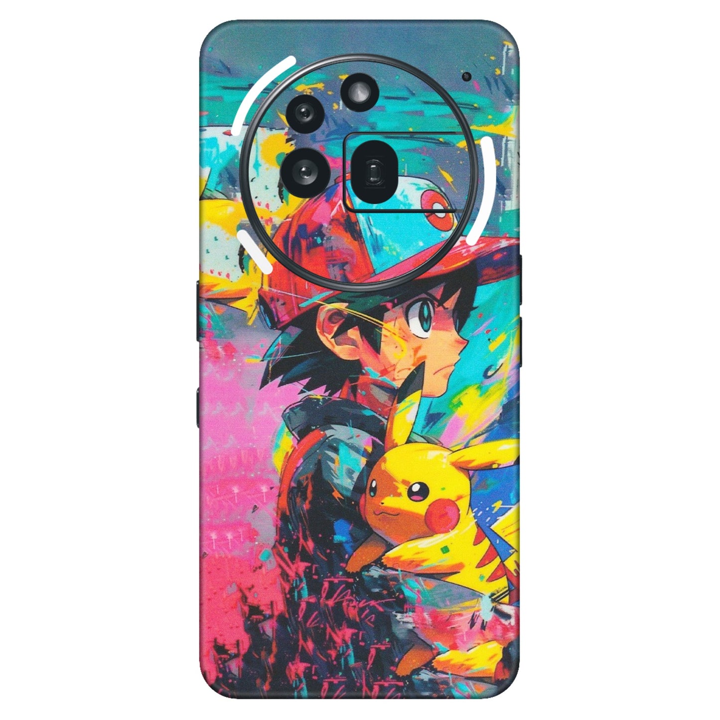 Nothing Phone Skins (All Models) - Ash & Pikachu - Matte Finish (M-26) Nothing Phone 3A Pro