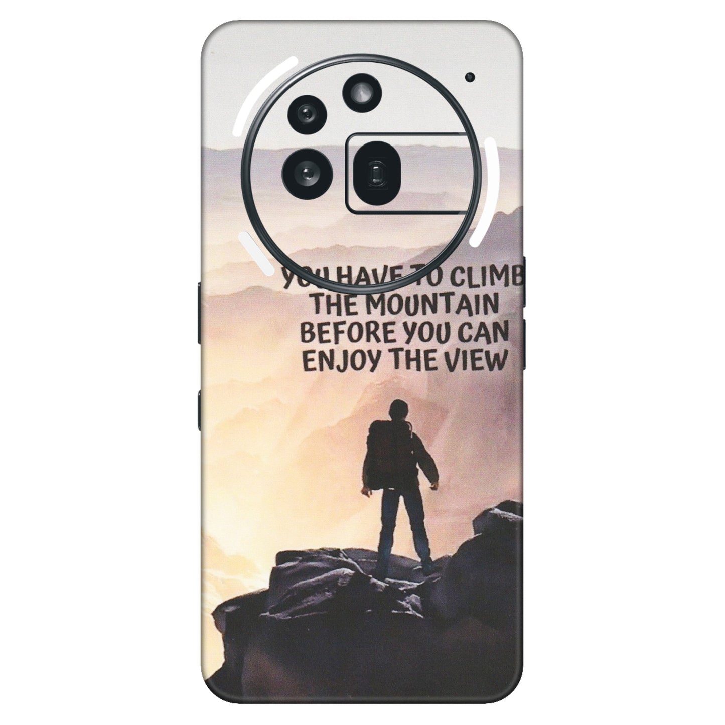 Nothing Phone Skins (All Models) - Motivational Hiking Mountain - Matte Finish (M-28) Nothing Phone 3A Pro