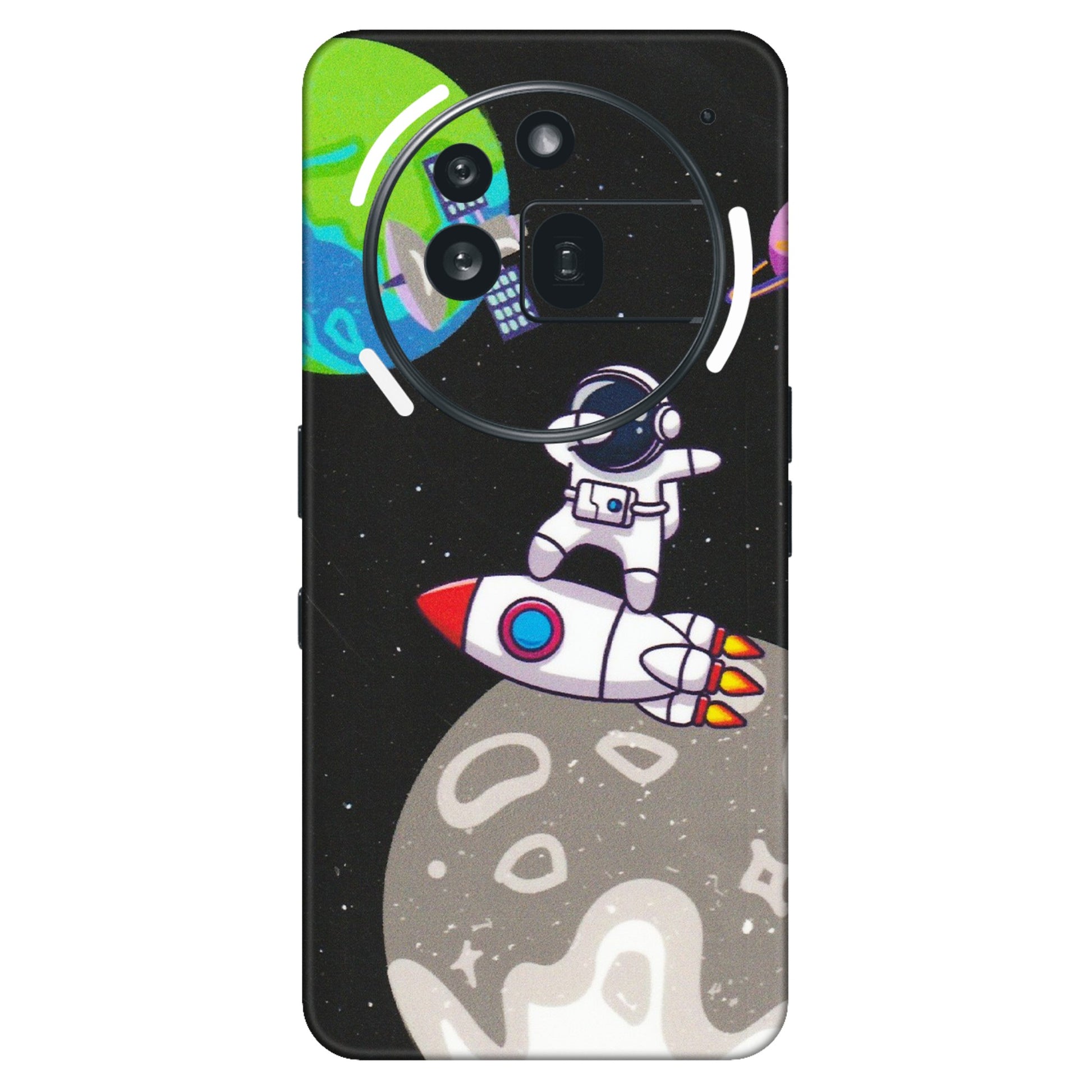 Nothing Phone Skins (All Models) - Astronaut Vibing Toon Running - Matte Finish (M-39) Nothing Phone 3A Pro