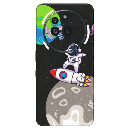 Nothing Phone Skins (All Models) - Astronaut Vibing Toon Running - Matte Finish (M-39) Nothing Phone 3A Pro