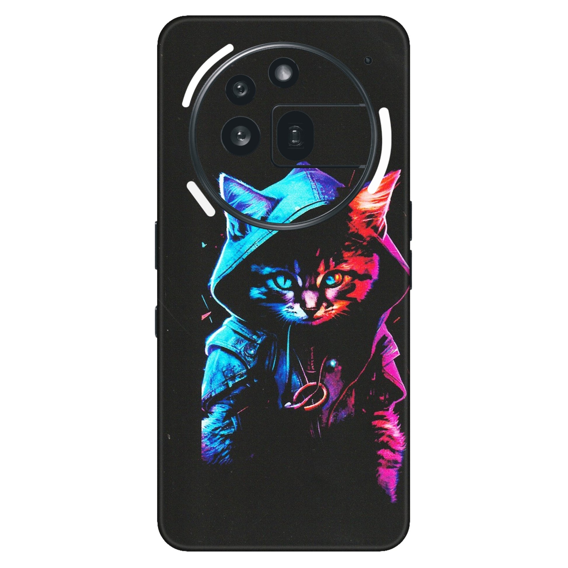Nothing Phone Skins (All Models) - Cyberpunk Cat - Matte Finish (M-45) Nothing Phone 3A Pro