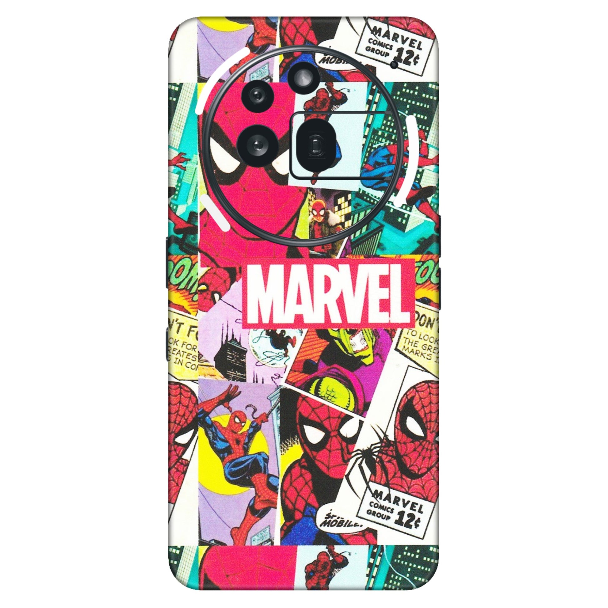 Nothing Phone Skins (All Models) - Marvel Comic Spiderman Grafitti - Matte Finish (M-72) Nothing Phone 3A Pro