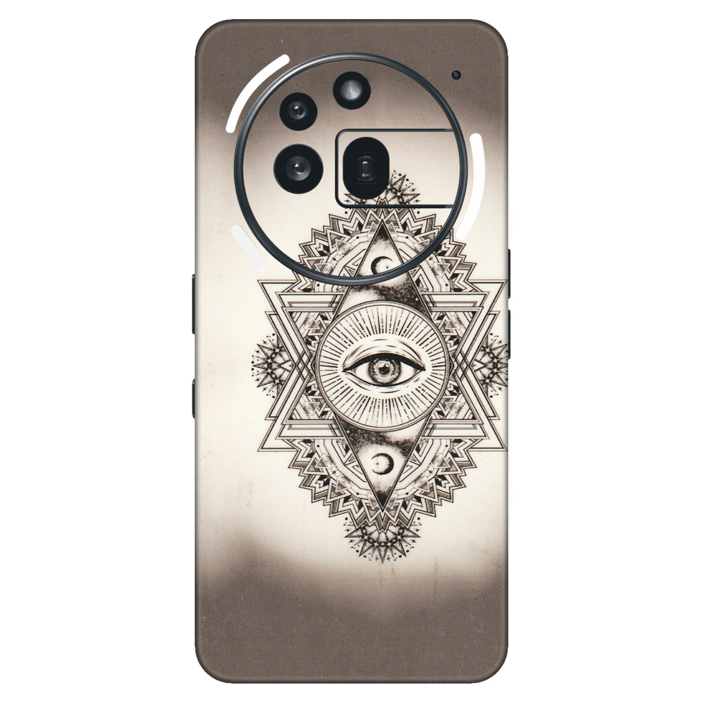 Nothing Phone Skins (All Models) - Tranzy Series Illuminati Great Eye - Transparent Finish (T-14) Nothing Phone 3A Pro
