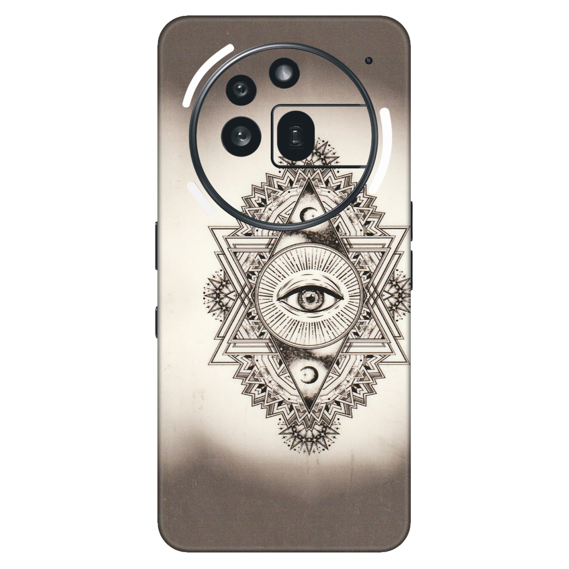 Nothing Phone Skins (All Models) - Tranzy Series Illuminati Great Eye - Transparent Finish (T-14) Nothing Phone 3A Pro