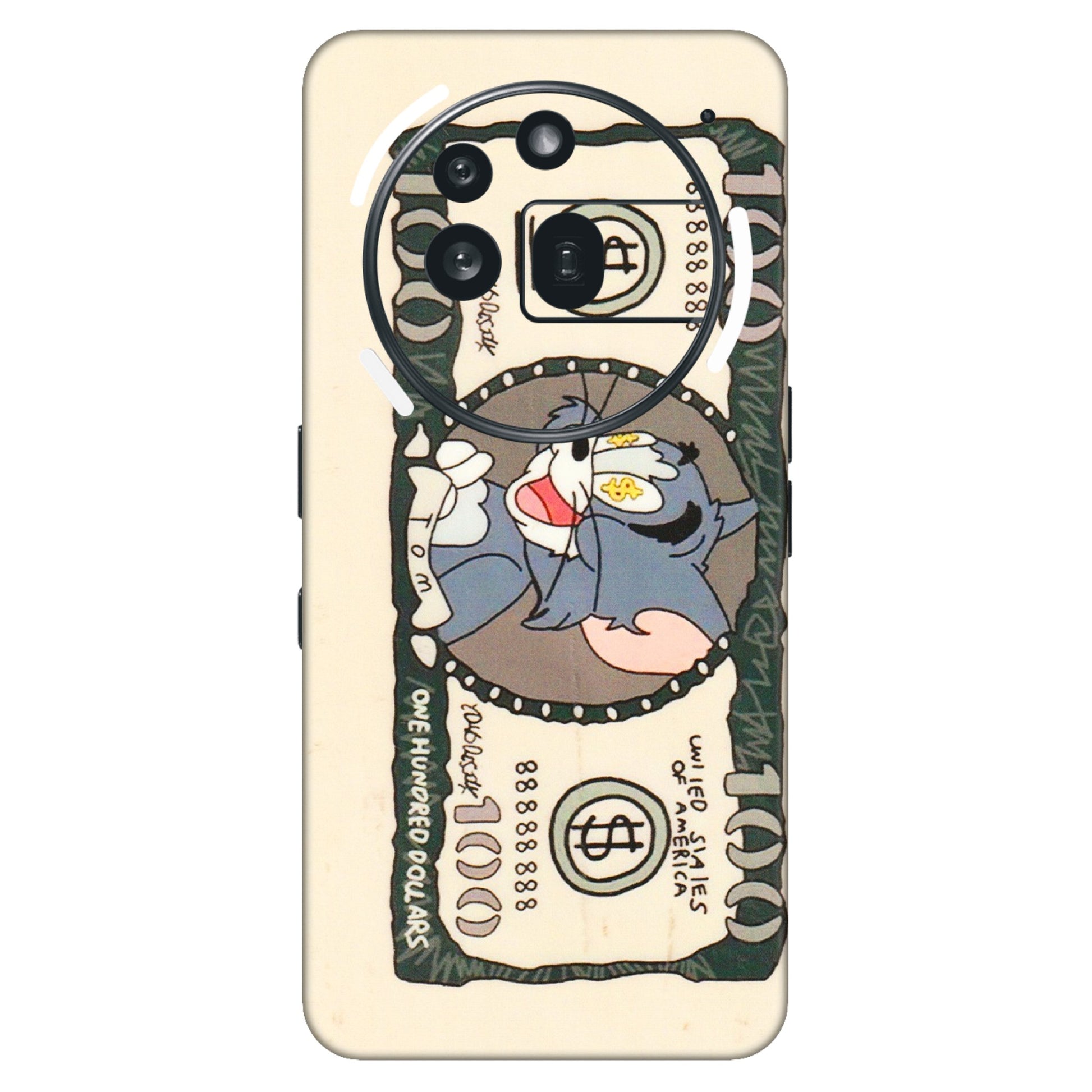Nothing Phone Skins (All Models) - Tranzy Series One Hundred Dollar Tom - Transparent Finish (T-16) Nothing Phone 3A Pro