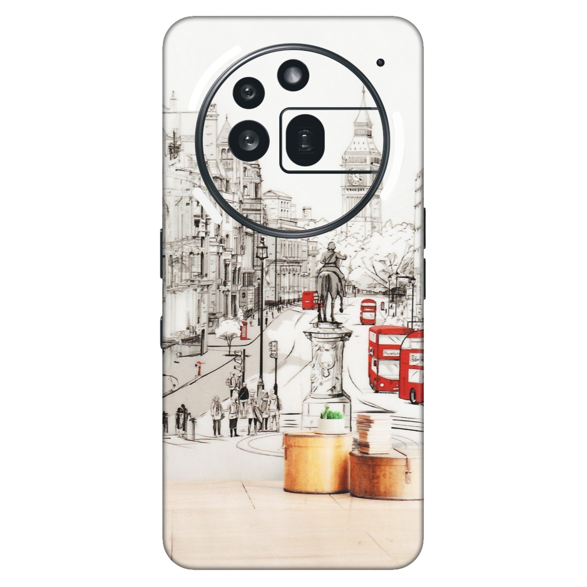 Nothing Phone Skins (All Models) - Tranzy Series London Street - Transparent Finish (T-2) Nothing Phone 3A Pro
