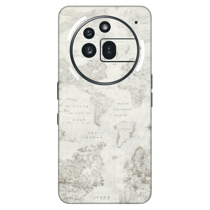 Nothing Phone Skins (All Models) - Tranzy Series World Travel Map - Transparent Finish (T-4) Nothing Phone 3A Pro