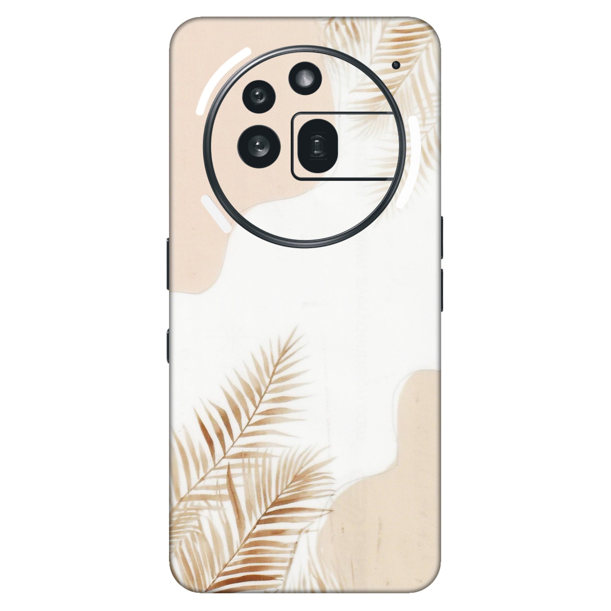 Nothing Phone Skins (All Models) - Tranzy Series Gold Petals Abstract - Transparent Finish (T-8) Nothing Phone 3A Pro