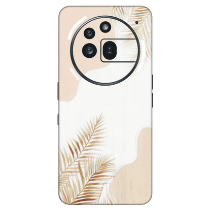 Nothing Phone Skins (All Models) - Tranzy Series Gold Petals Abstract - Transparent Finish (T-8) Nothing Phone 3A Pro