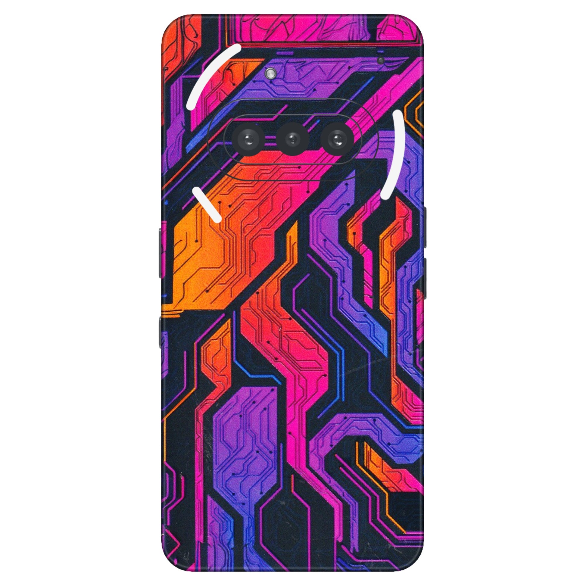 Nothing Phone Skins (All Models) - Tech Circuits Futuristic - 3D Embossed Finish (L-07) Nothing Phone 3A