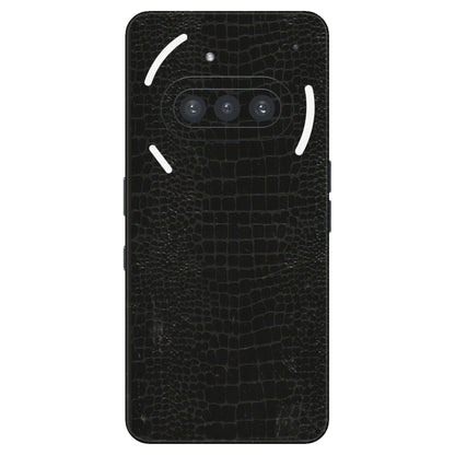 Nothing Phone Skins (All Models) - Snake Leather Black - 3D Embossed Finish (L-107) Nothing Phone 3A