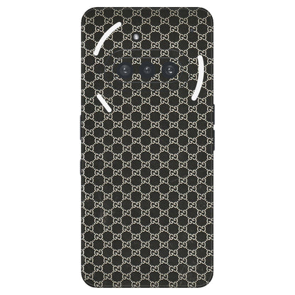 Nothing Phone Skins (All Models) - Black G Print - 3D Embossed Finish (L-109) Nothing Phone 3A