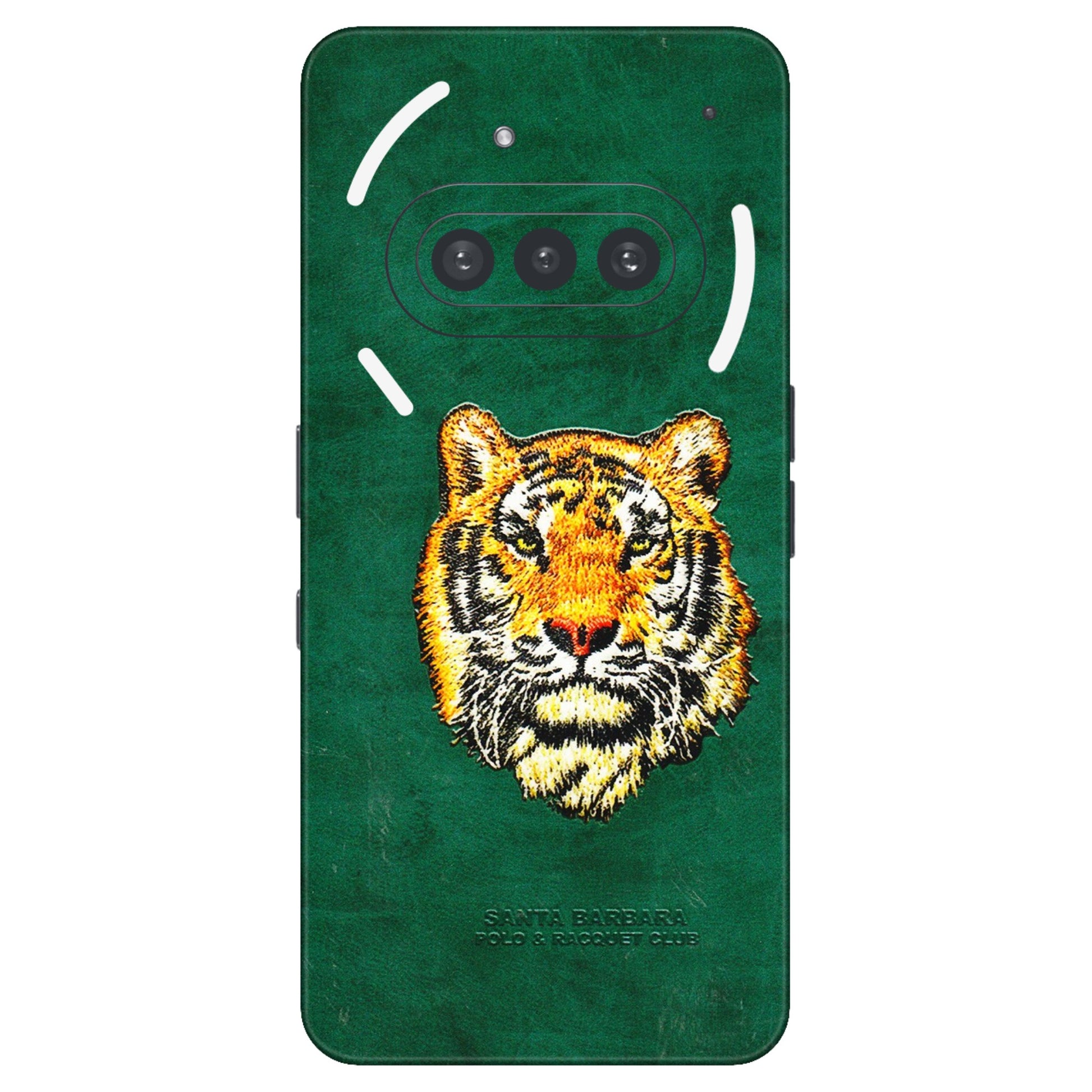 Nothing Phone Skins (All Models) - Leather Feel Tiger - 3D Embossed Finish (L-111) Nothing Phone 3A