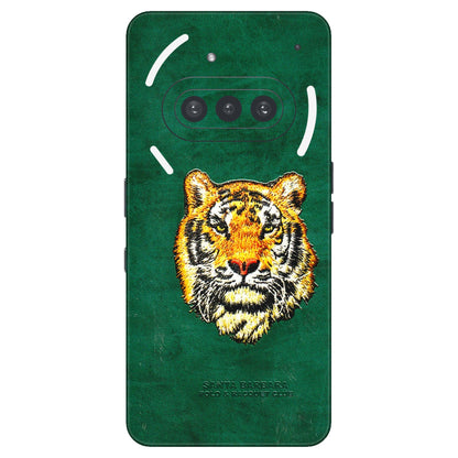 Nothing Phone Skins (All Models) - Leather Feel Tiger - 3D Embossed Finish (L-111) Nothing Phone 3A