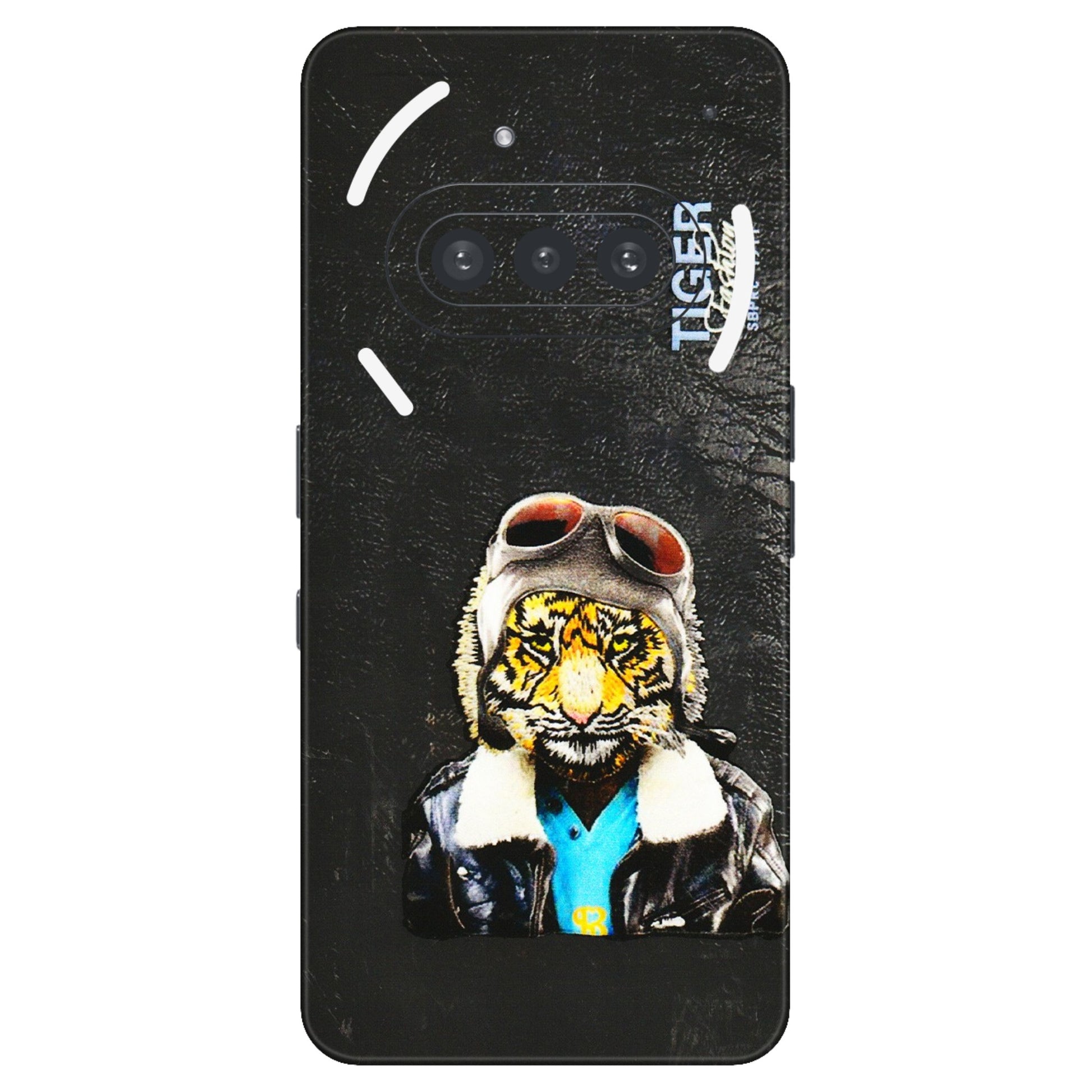 Nothing Phone Skins (All Models) - Rider Tiger - 3D Embossed Finish (L-113) Nothing Phone 3A