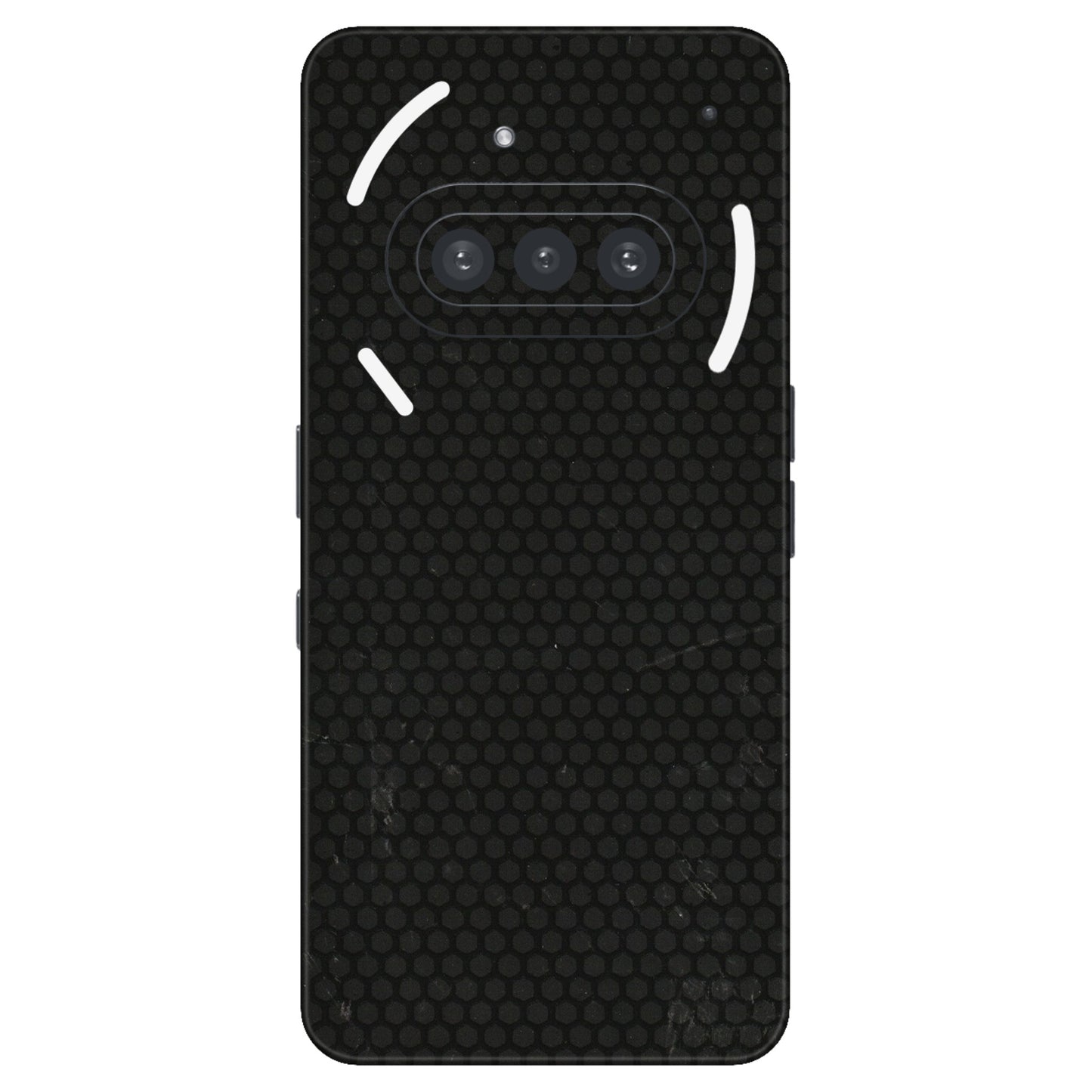 Nothing Phone Skins (All Models) - Black honeycomb - 3D Embossed Finish (L-114) Nothing Phone 3A