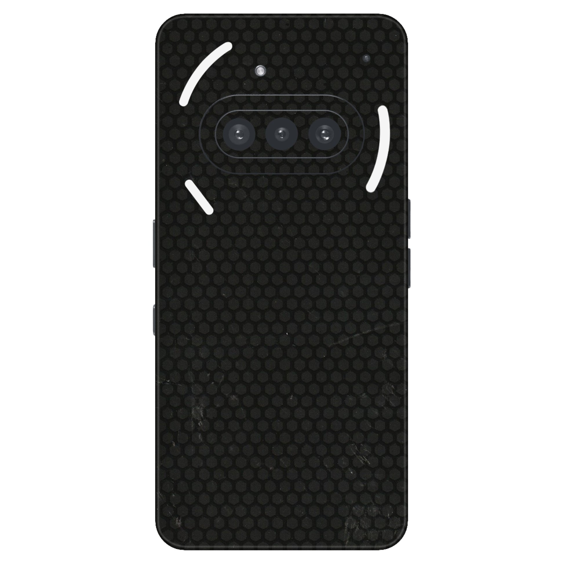 Nothing Phone Skins (All Models) - Black honeycomb - 3D Embossed Finish (L-114) Nothing Phone 3A