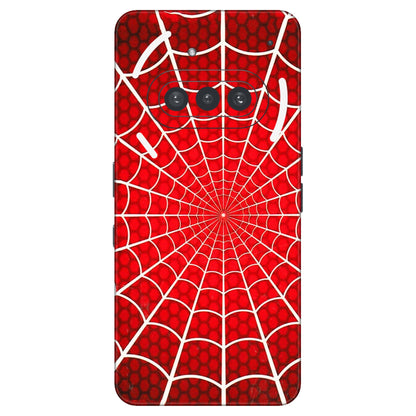Nothing Phone Skins (All Models) - Classic Spidey Web - 3D Embossed Finish (L-115) Nothing Phone 3A