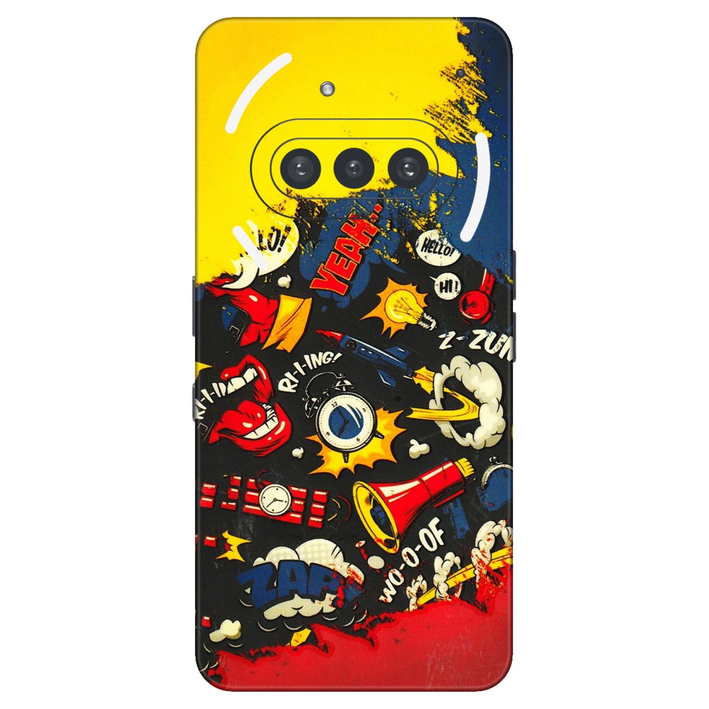 Nothing Phone Skins (All Models) - Pacific Doodle Art - 3D Embossed Finish (L-120) Nothing Phone 3A