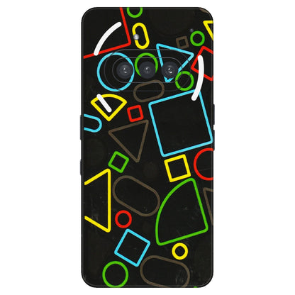 Nothing Phone Skins (All Models) - Black Shapes - 3D Embossed Finish (L-131) Nothing Phone 3A