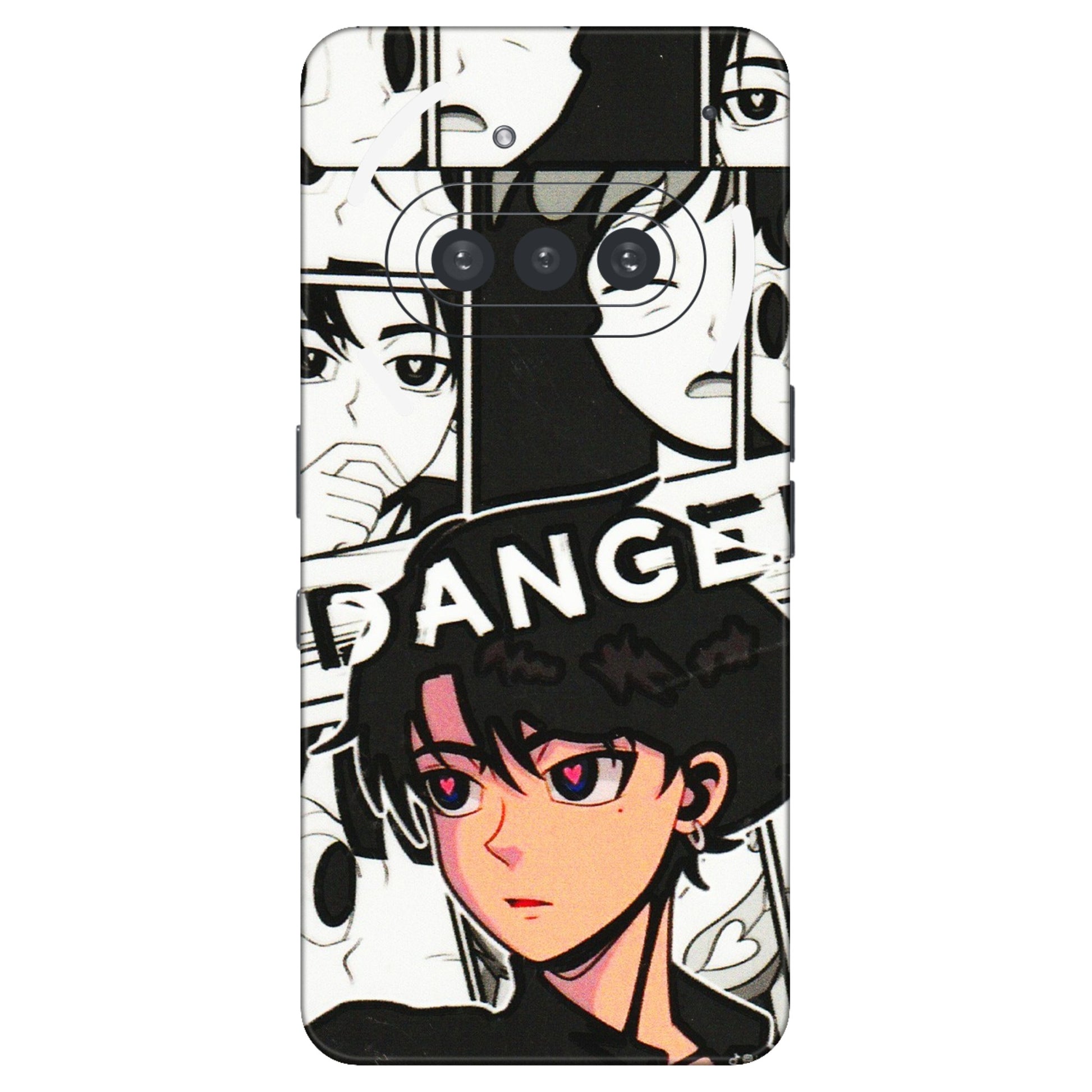 Nothing Phone Skins (All Models) - Danger Anime - 3D Embossed Finish (L-155) Nothing Phone 3A