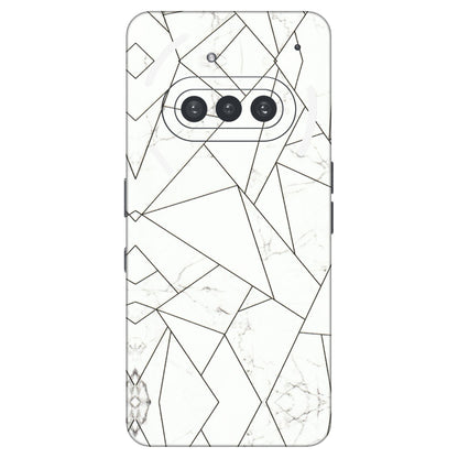 Nothing Phone Skins (All Models) - Luxury White Marble Effect - 3D Embossed Finish (L-168) Nothing Phone 3A