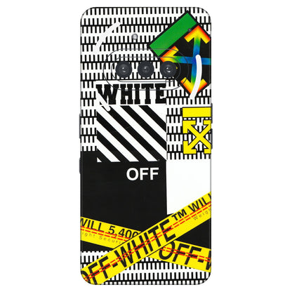 Nothing Phone Skins (All Models) - White Off Abstract - 3D Embossed Finish (L-172) Nothing Phone 3A