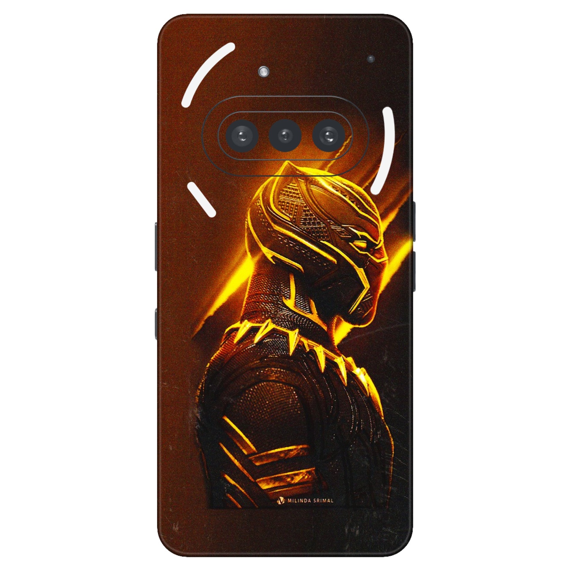 Nothing Phone Skins (All Models) - Gold Black Panther - 3D Embossed Finish (L-181) Nothing Phone 3A