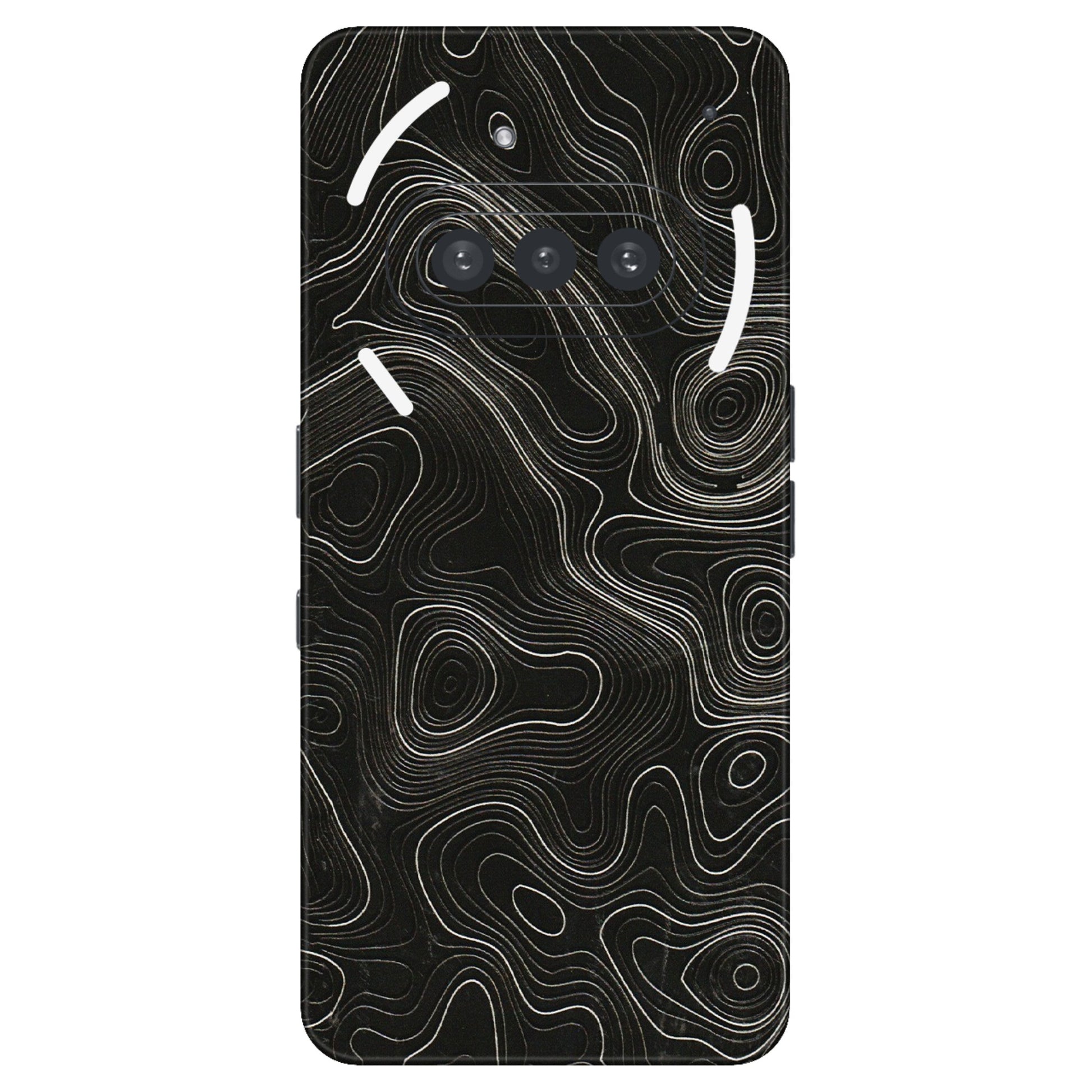 Nothing Phone Skins (All Models) - Black Swirl - 3D Embossed Finish (L-196) Nothing Phone 3A