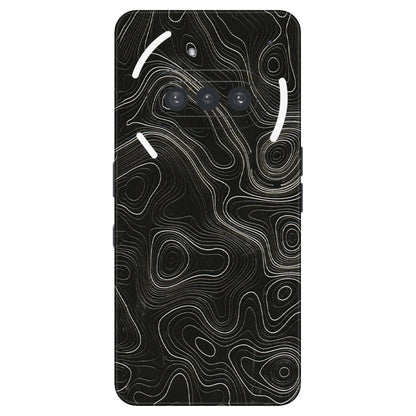 Nothing Phone Skins (All Models) - Black Swirl - 3D Embossed Finish (L-196) Nothing Phone 3A