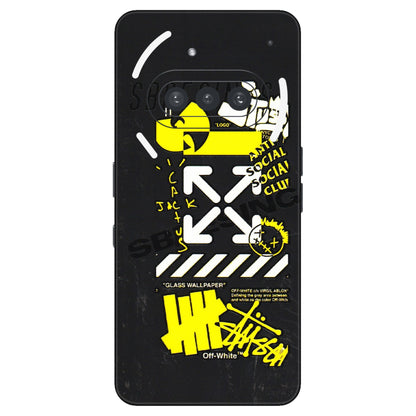 Nothing Phone Skins (All Models) - Anti Social Graffiti - 3D Embossed Finish (L-198) Nothing Phone 3A