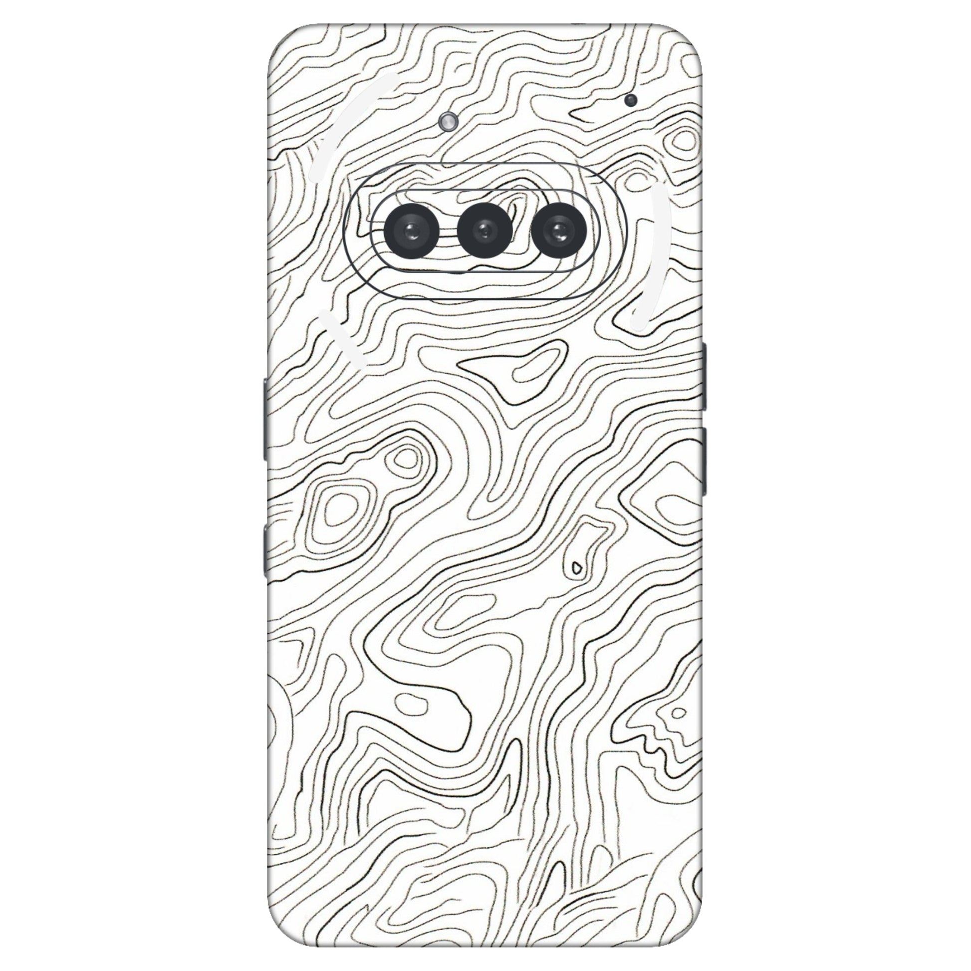 Nothing Phone Skins (All Models) - White Black Swirls  Latest - 3D Embossed Finish (L-219) Nothing Phone 3A