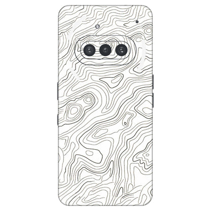 Nothing Phone Skins (All Models) - White Black Swirls  Latest - 3D Embossed Finish (L-219) Nothing Phone 3A