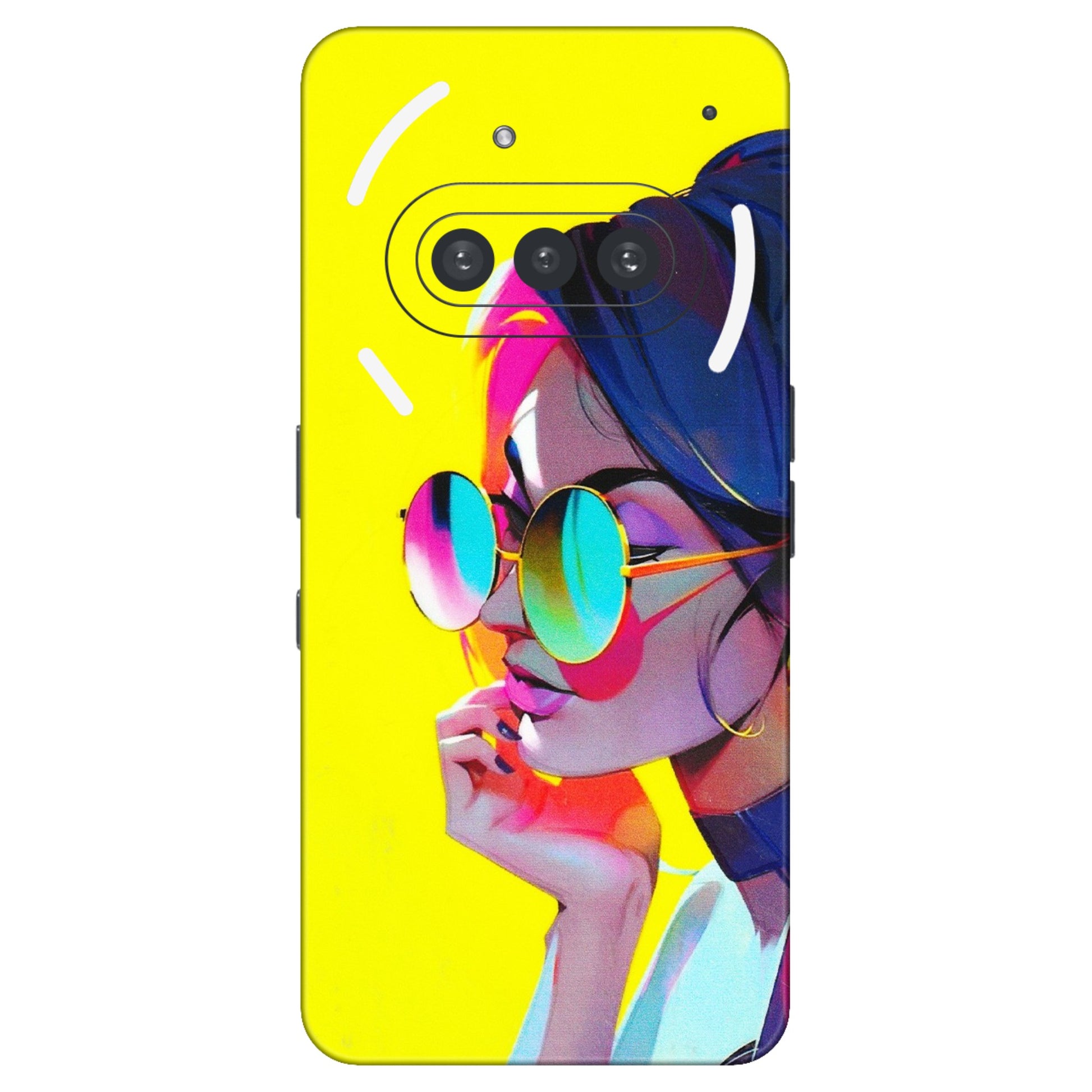 Nothing Phone Skins (All Models) - Bold Stylish Girl - 3D Embossed Finish (L-222) Nothing Phone 3A