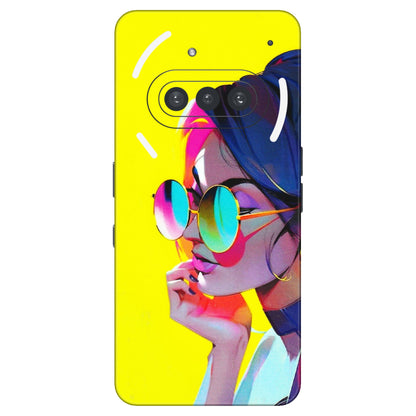 Nothing Phone Skins (All Models) - Bold Stylish Girl - 3D Embossed Finish (L-222) Nothing Phone 3A