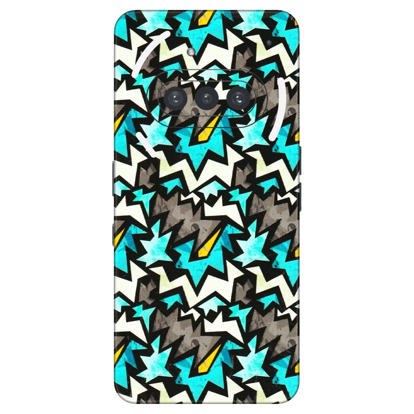 Nothing Phone Skins (All Models) - Funky Zig Zag - 3D Embossed Finish (L-223) Nothing Phone 3A