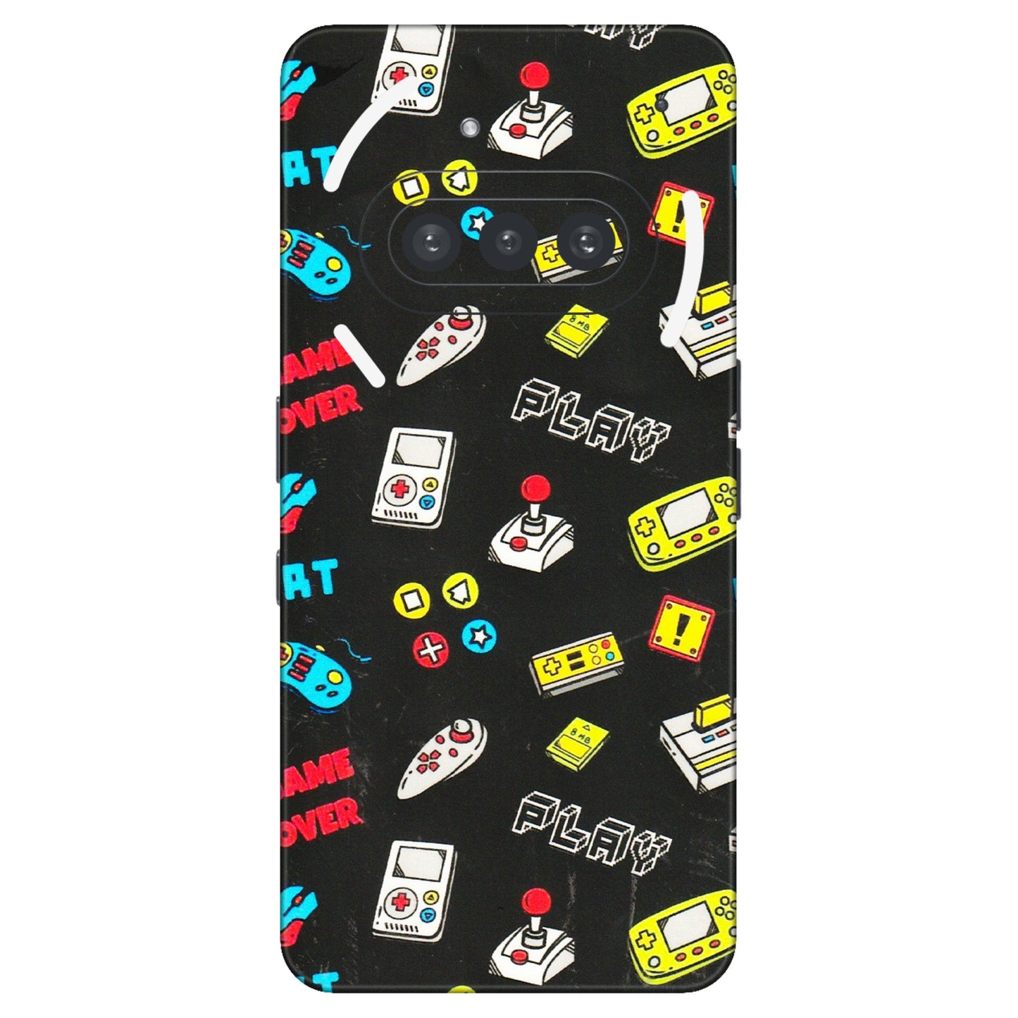 Nothing Phone Skins (All Models) - Gaming Doodles - 3D Embossed Finish (L-224) Nothing Phone 3A