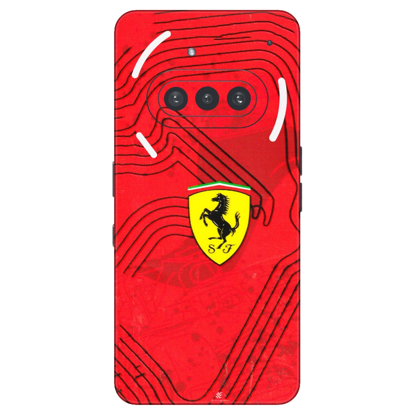 Nothing Phone Skins (All Models) - Red Ferrari Logo Stylish - 3D Embossed Finish (L-238) Nothing Phone 3A