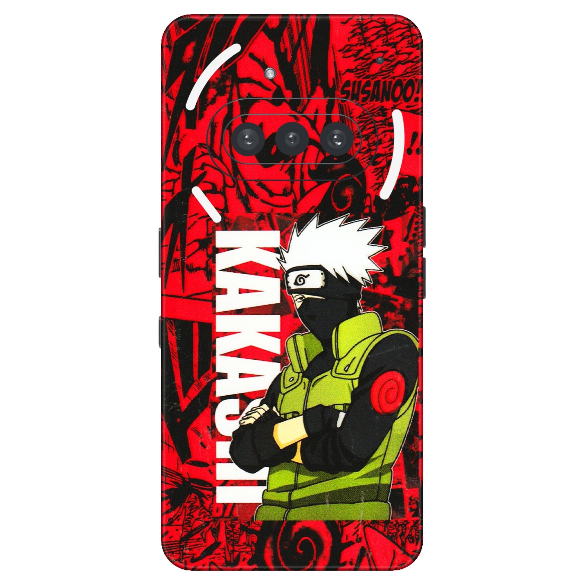 Nothing Phone Skins (All Models) - Kakashi Red Anime - 3D Embossed Finish (L-251) Nothing Phone 3A