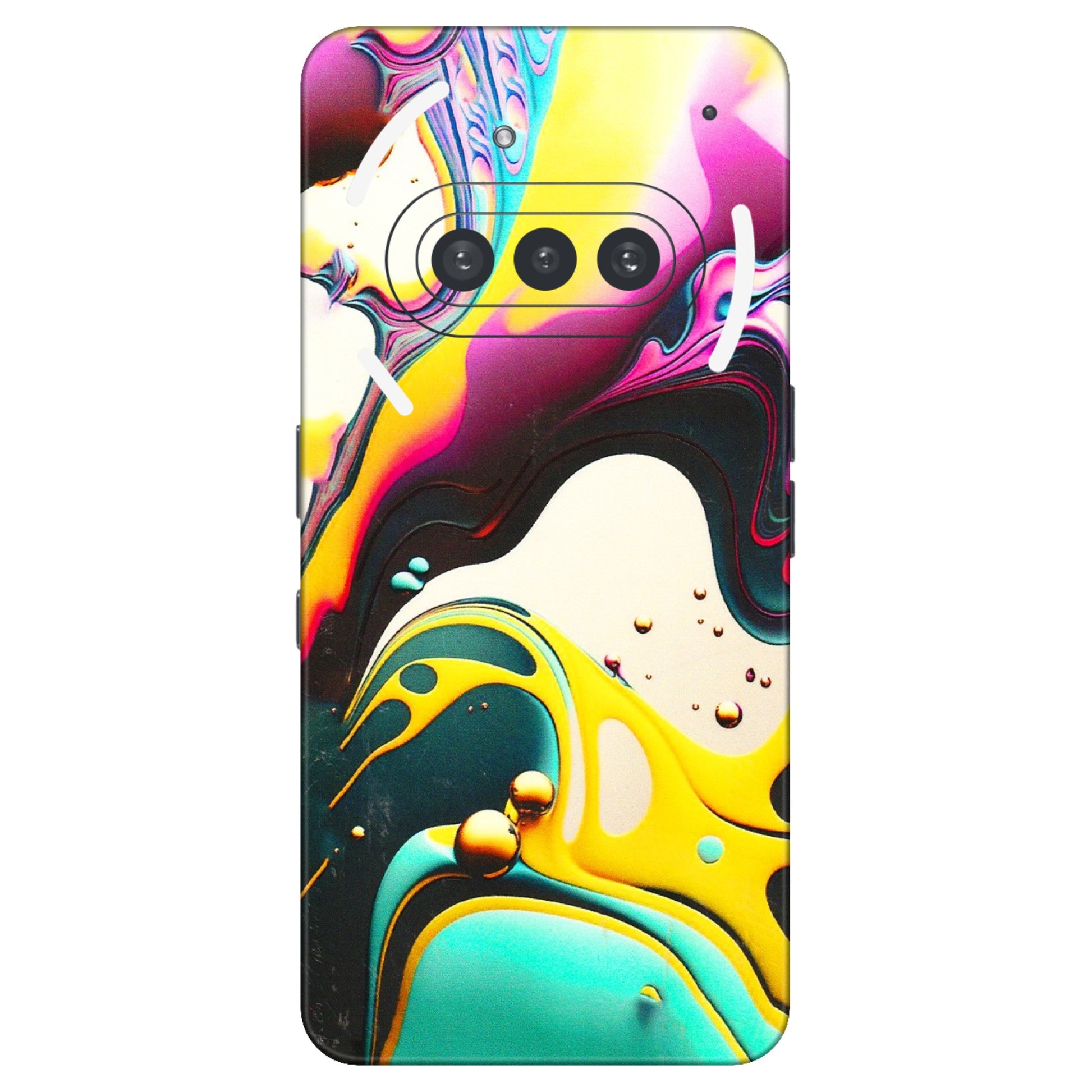 Nothing Phone Skins (All Models) - Multicolor Abstract pattern - 3D Embossed Finish (L-254) Nothing Phone 3A
