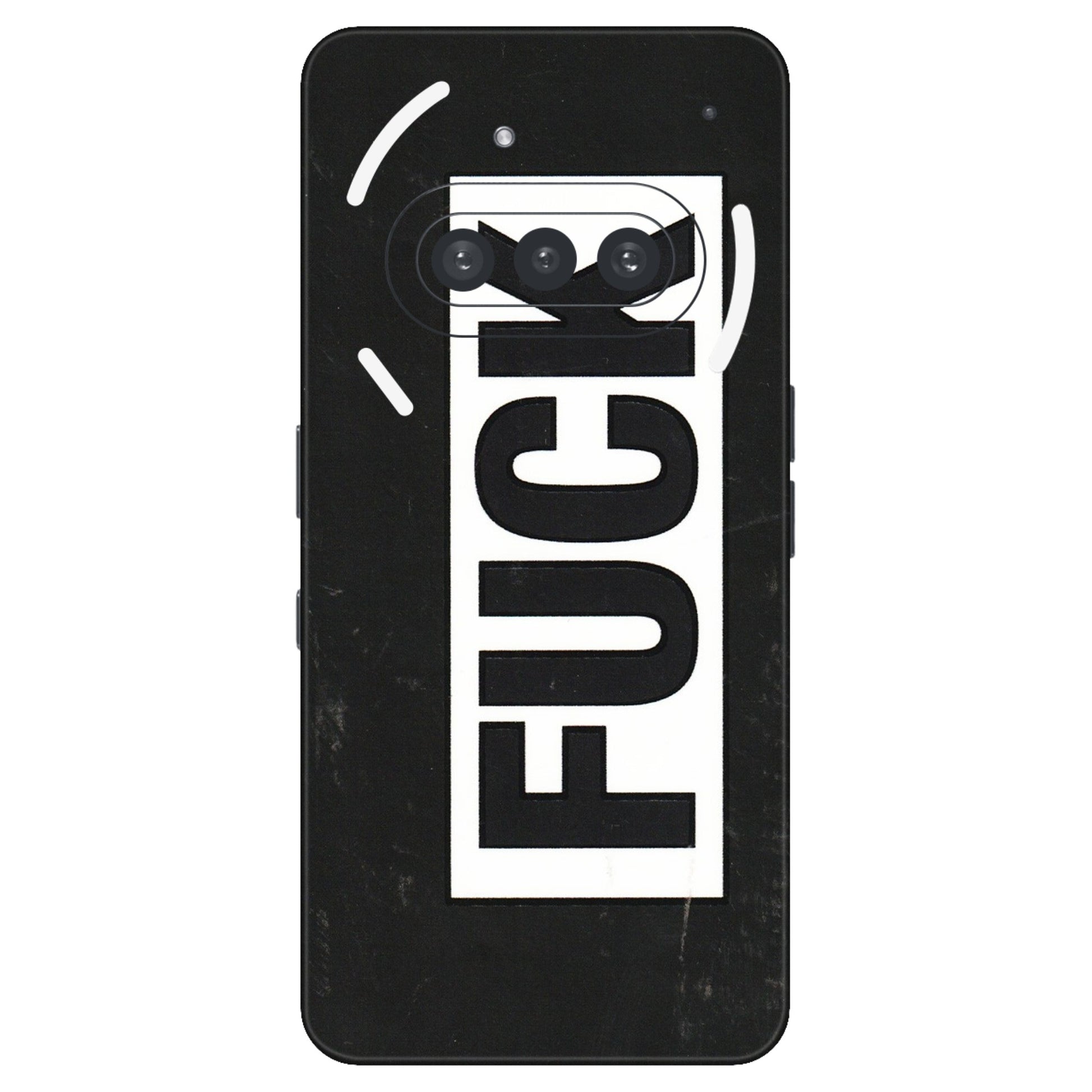 Nothing Phone Skins (All Models) - The F Word - 3D Embossed Finish (L-255) Nothing Phone 3A