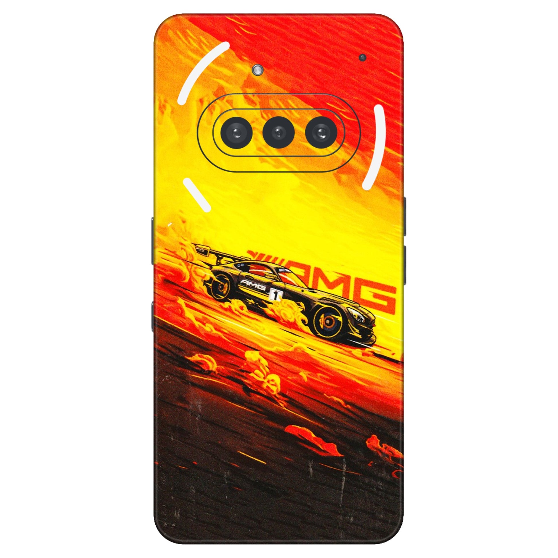 Nothing Phone Skins (All Models) - AMG Car Speed Cover - 3D Embossed Finish (L-256) Nothing Phone 3A