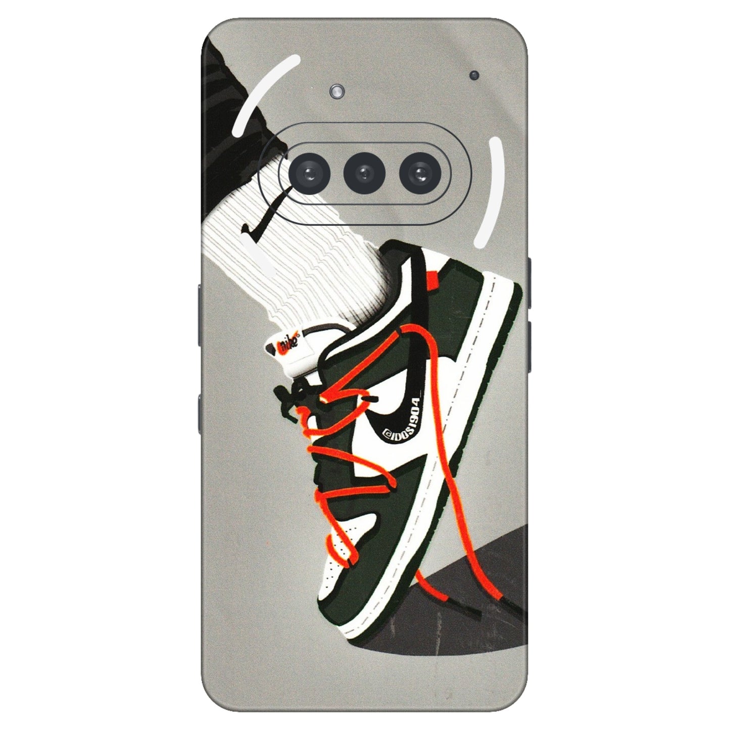 Nothing Phone Skins (All Models) - New Grey Sneaker - 3D Embossed Finish (L-261) Nothing Phone 3A