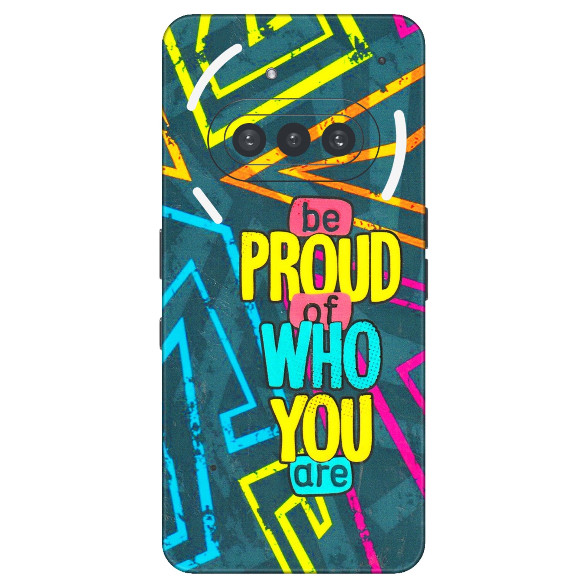 Nothing Phone Skins (All Models) - Be Proud Of Who You Are  Latest - 3D Embossed Finish (L-277) Nothing Phone 3A