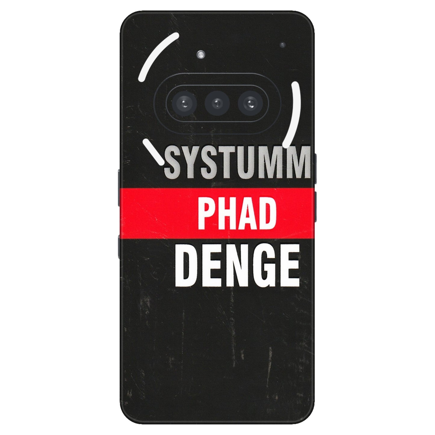 Nothing Phone Skins (All Models) - Systumm Phad Denge  Latest - 3D Embossed Finish (L-278) Nothing Phone 3A