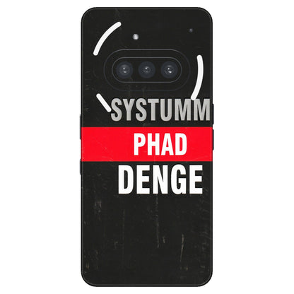 Nothing Phone Skins (All Models) - Systumm Phad Denge  Latest - 3D Embossed Finish (L-278) Nothing Phone 3A