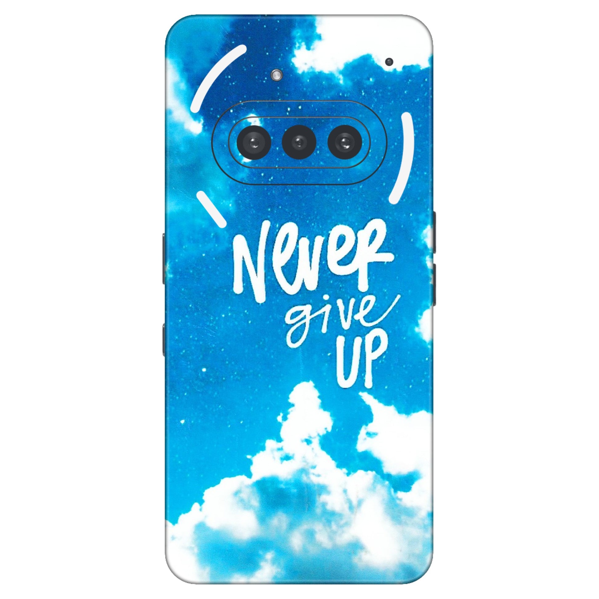 Nothing Phone Skins (All Models) - Never Give Up  Latest - 3D Embossed Finish (L-279) Nothing Phone 3A