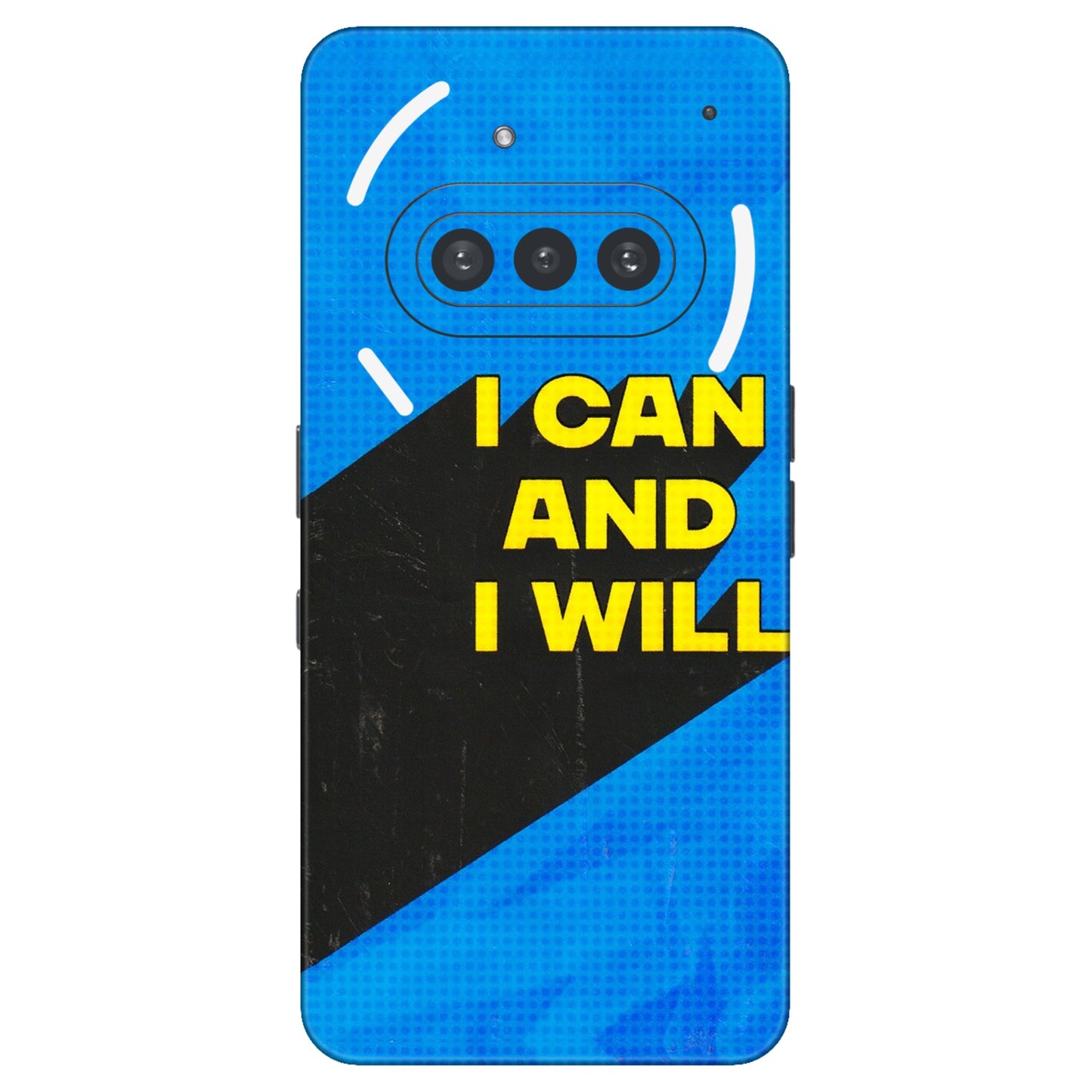 Nothing Phone Skins (All Models) - I Can And I Will  Latest - 3D Embossed Finish (L-281) Nothing Phone 3A